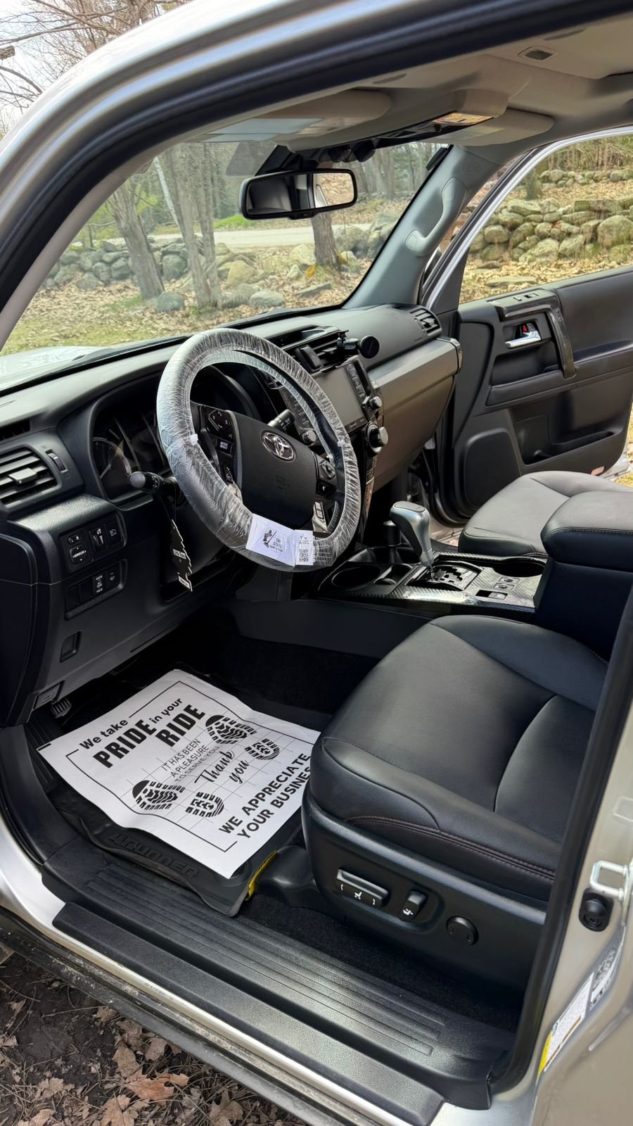 Clean car interior after an interior-only detail